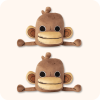 Unkey The Onkey Plush 2PCS
