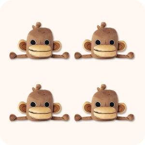 Unkey The Onkey Plush 4PCS